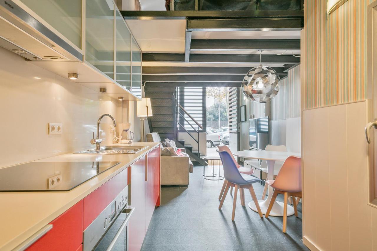 Ferienwohnung Alcam Loft Les Corts Barcelona Exterior foto